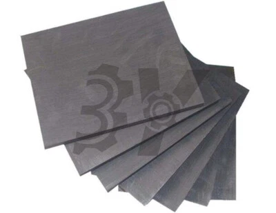 Neu 5 Stck. Schwarz 99,99 % Reine Graphitelektrode Rechteck Platte Blatt 50*40*3 mm - Bild 1 von 3