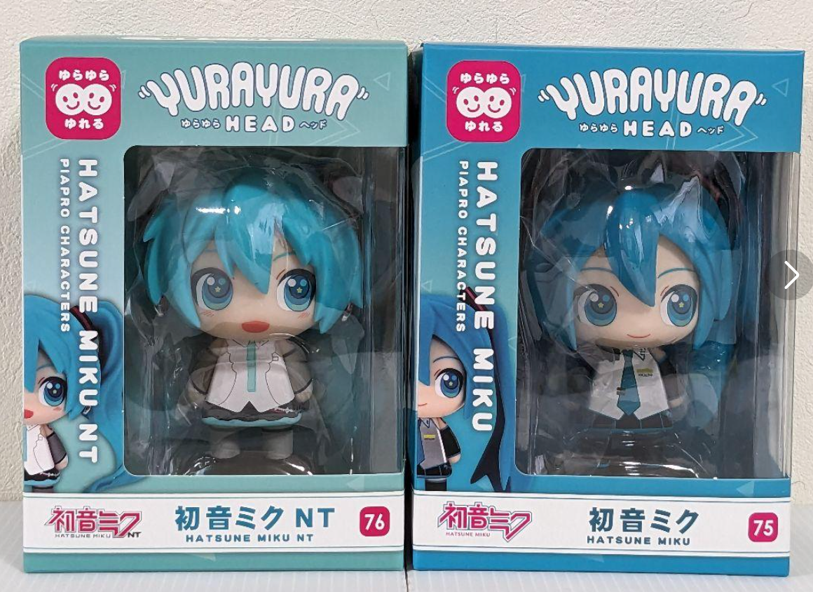 Hatsune Miku Yurayura Head Figure set Max Limited | eBay