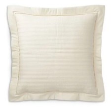 Ralph Lauren Reed Pillow Sham - NWT - Hollywood Cream - Euro Square European