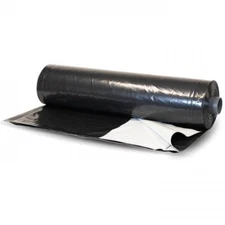 Farm Plastic Supply - Black/White 6 mil Crawl Space Vapor Barrier