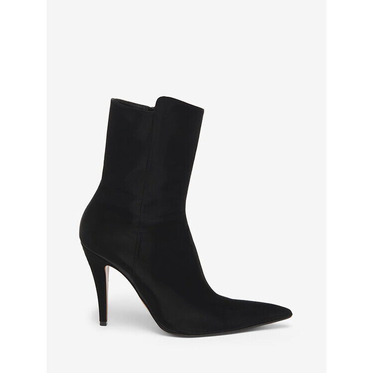 Womens Pointed Toe High Stiletto Heel Ankle Boots American