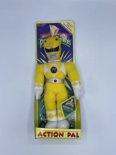 Vintage 10” Mighty Morphin Power Ranger Yellow Ranger Plush 1993