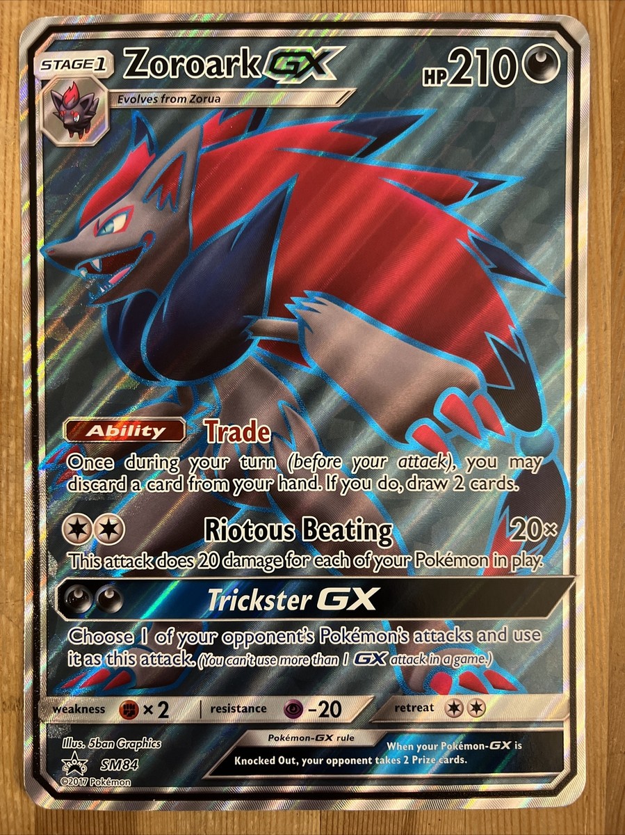JUMBO OVERSIZED ​ Zoroark GX SM84 - Pokemon Card - LP | eBay