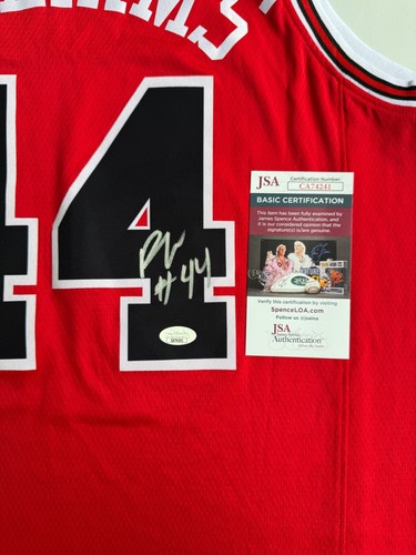 PATRICK WILLIAMS signed autographed CHICAGO BULLS Jersey w/ COA JSA CA74241 - Picture 4 of 6