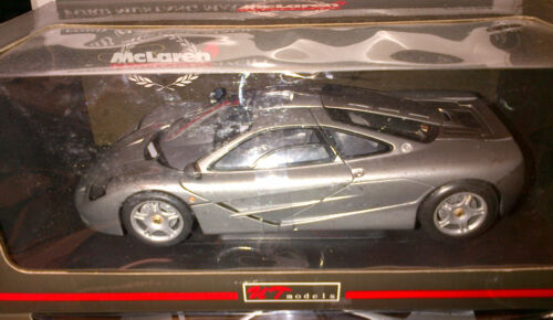 McLAREN F1 GRAY 1:18 BY UT MODELS VERY RARE DISCONTINUED NEW IN BOX LAST PIECE - Picture 1 of 1
