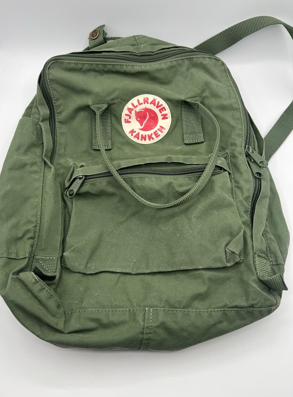 Mochila para Laptop Fjallraven 13" Kanken Verde Escarcha Bolso Gorpcore