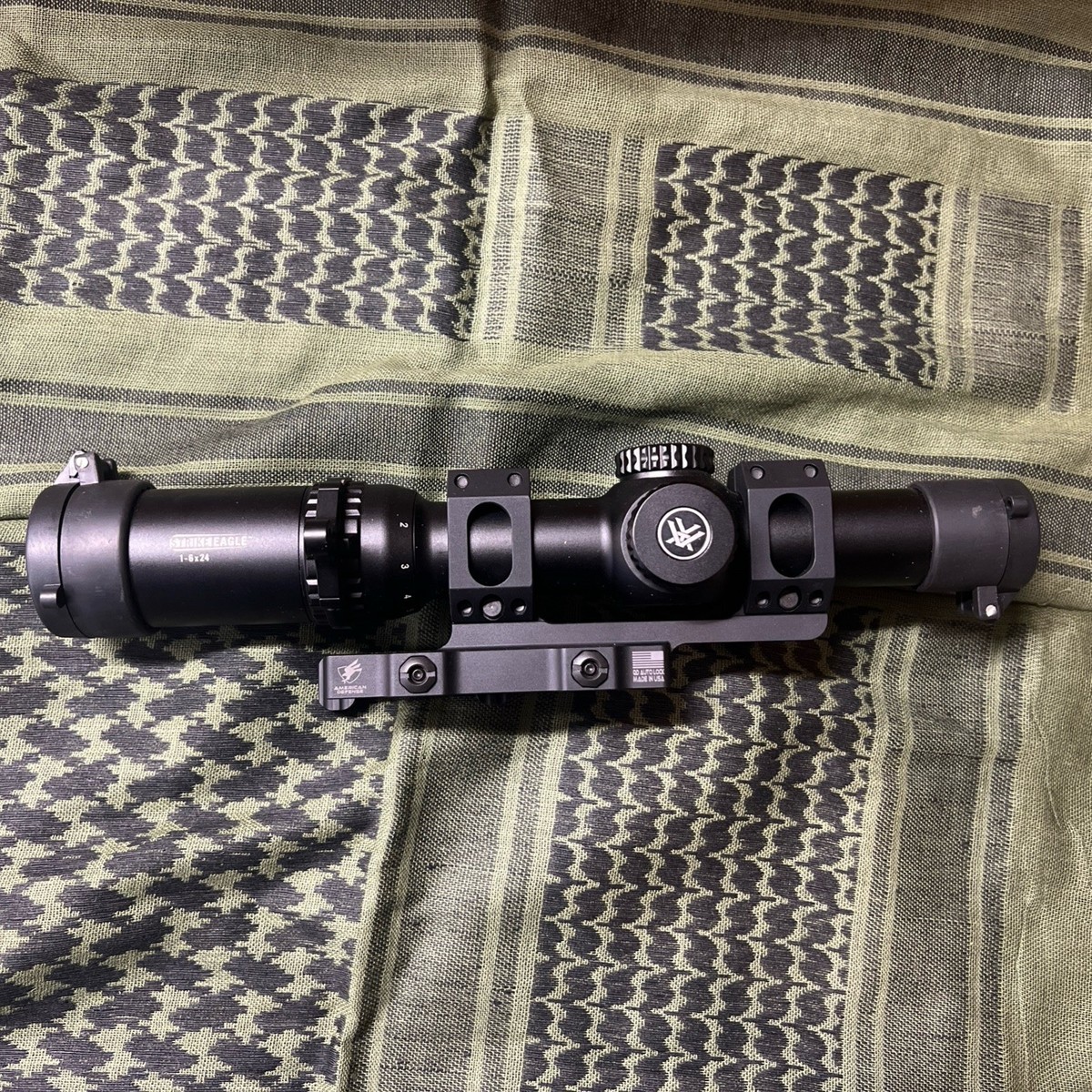 Vortex Strike Eagle 1-6x24 - American Defense Recon QD Mount