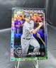 Coco Montes 2024 Topps Chrome Logofractor #182 Colorado Rockies Rookie RC
