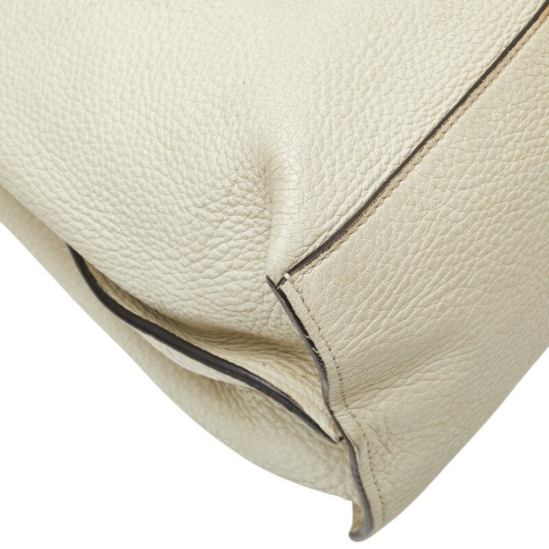 GUCCI Bamboo Daily 2Way Tote Shoulder Bag Leather White Preowned From Japan thumbnail 24