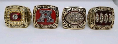 Buffalo Bills 4 AFC Championship-Ringe