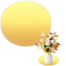 14 Pcs Acrylic Round Mirror for Tables Centerpieces, 12 inch Circle Mirror Ti...