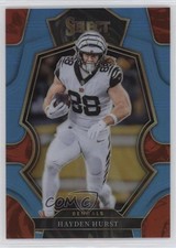 2022 Panini Select Premier Level Light Blue Prizm 53/99 Hayden Hurst #122 07lk