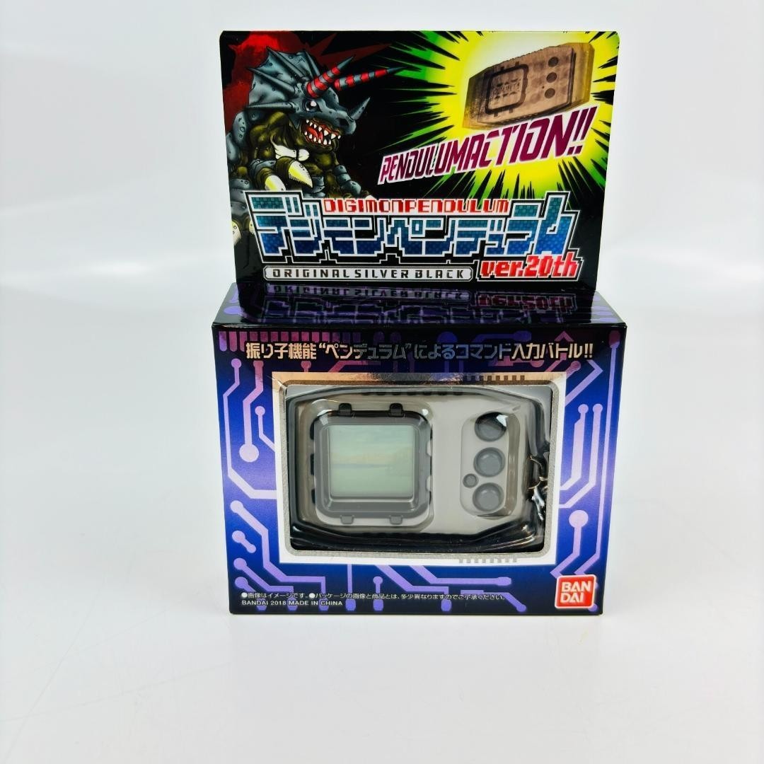 その他 BANDAI Digimon Pendulum ver.20th Silver Digimon Digital Monster Pendulum Ver 20th Silver Black Bandai Used