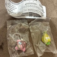 Sanrio My Melody Keroppi Fruit Charm Accessory Keychain Set 2pcs