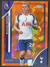 Brennan Johnson 2025-26 Topps Chrome Sapphire Premier League Orange /25 #178