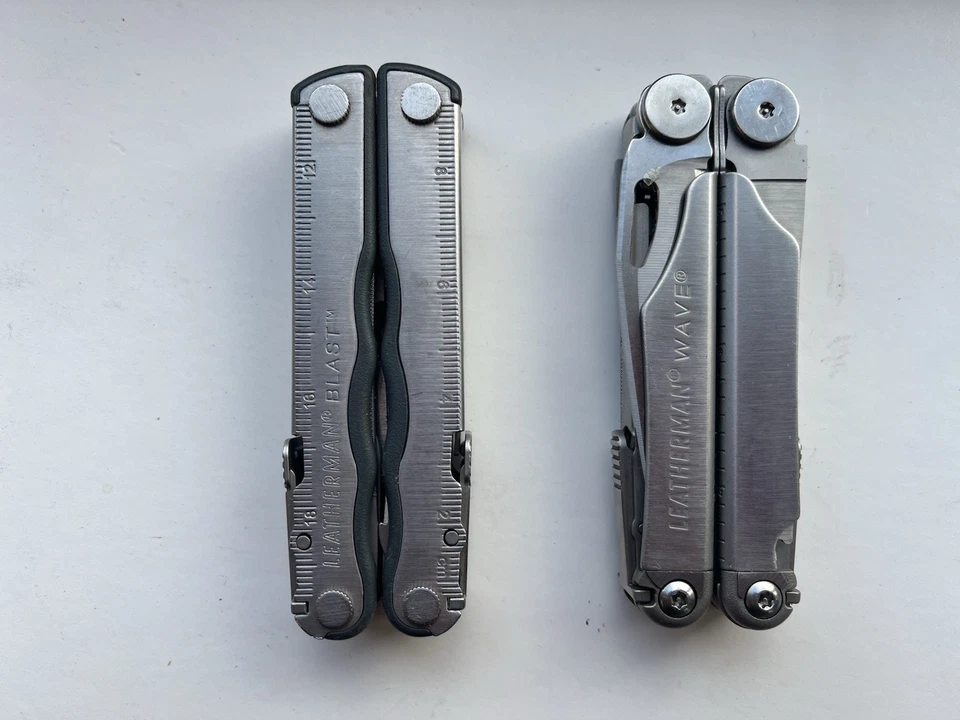 Leatherman Wave Multi Tool Multifunction PLUS BONUS BLAST Knife w/Leather Sheath - Image 2 of 4
