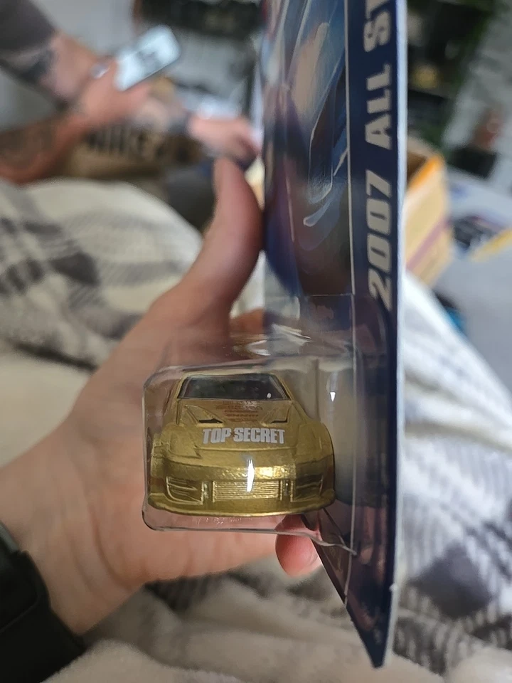 2007 风火轮 #152 All Stars 尼桑 Z 金色变体带金色 OH5 辐条轮 — 第 4/4 张图片