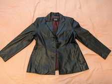 Vintage 90's Wilsons Genuine Leather Jacket w/Zip-Out Vest Liner Women's Size L