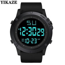 Waterproof Digital Sports Watch Army Military Tactical LED Backlight Men