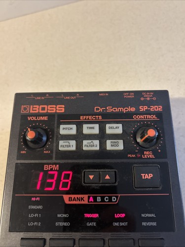 BOSS SP-202 Dr Sample Sampler Effettore Looper Modulo Sonoro DJ - Foto 3 di 5
