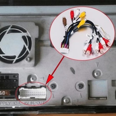 Auto 24Pin Audio RCA Drahtgurt für Pioneer Avic-F900Bt Avic-F90Bt