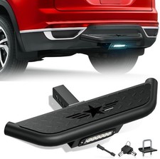 Tow Hitch Step for 2 Inch Receiver with LED Light and Pin Lock