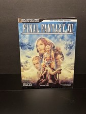Brady Games Final Fantasy XII 12 Strategy Guide with Poster VGUC