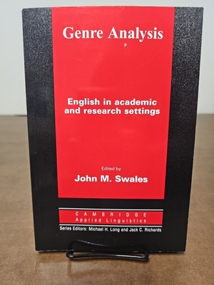 Cambridge Applied Linguistics Ser.: Genre Analysis : English in Academic and...