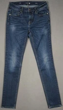 XA09421 AWESOME **VIGOSS** CLASSIC FIT JAGGER SKINNY LEG WOMENS BLUE JEANS sz27