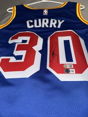 Stephen Curry “3 Point” Record Breaking Autographed Swingman
