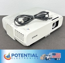 Pre Owned  Epson H356A PowerLite 825 3LCD Projector 1722 Hrs - w/ Power Cord