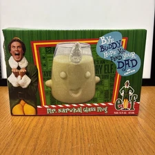 Elf The Movie Mr. Narwhal Molded Glass Mug Cup New Christmas 17.5 Oz Eggnog