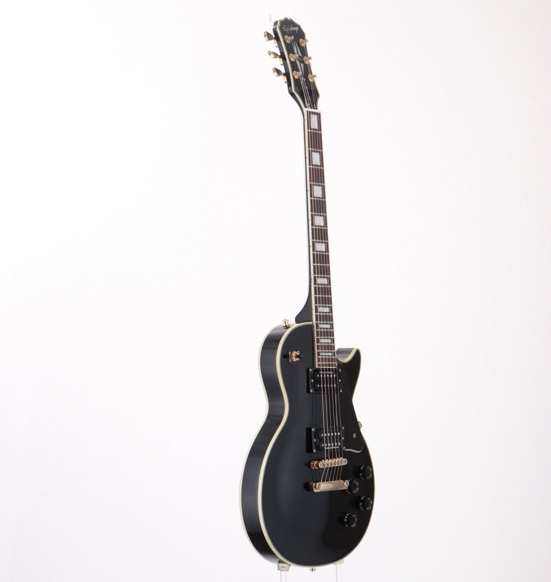 Black Les Paul Customエレキギター Gibson Custom Shop 1958 Les Paul Junior Double Cut Reissue
