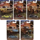 Hot Wheels 2025 Vintage Club, Complete 5-Car Collection Set, Silver Series