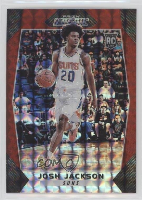2017-18 Panini Prizm Mosaic Red Josh Jackson #46 Rookie RC 0y59