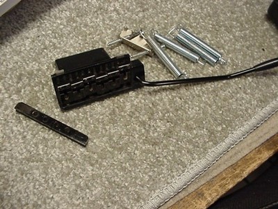 80 s ESP Flicker II Electric Guitar Tremolo Bridge Black complete W/pivot bar