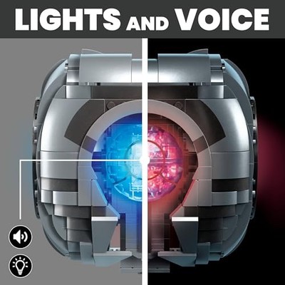 MEGA BLOKS HALO 343 GUILTY SPARK LIGHTS & SOUNDS BUILD & DISPLAY SET HRR69