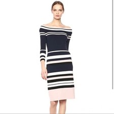 NEW ELIZA J Off Shoulder Knit Midi Dress Size Medium
