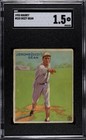 Dizzy Dean 1933 Goudey Rookie Baseball Card #223. SGC 1.5
