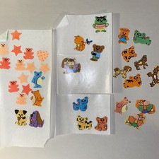 Vintage Animals Sticker Lot READ DESCRIPTION