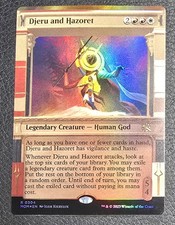 Foil Djeru and Hazoret (Showcase) R March of the Machine 304 NM MTG Magic Card