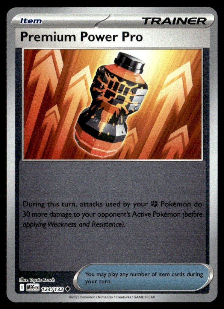 Premium Power Pro - Reverse Holo ME01: Mega Evolution 124/132 LP Pokémon TCG