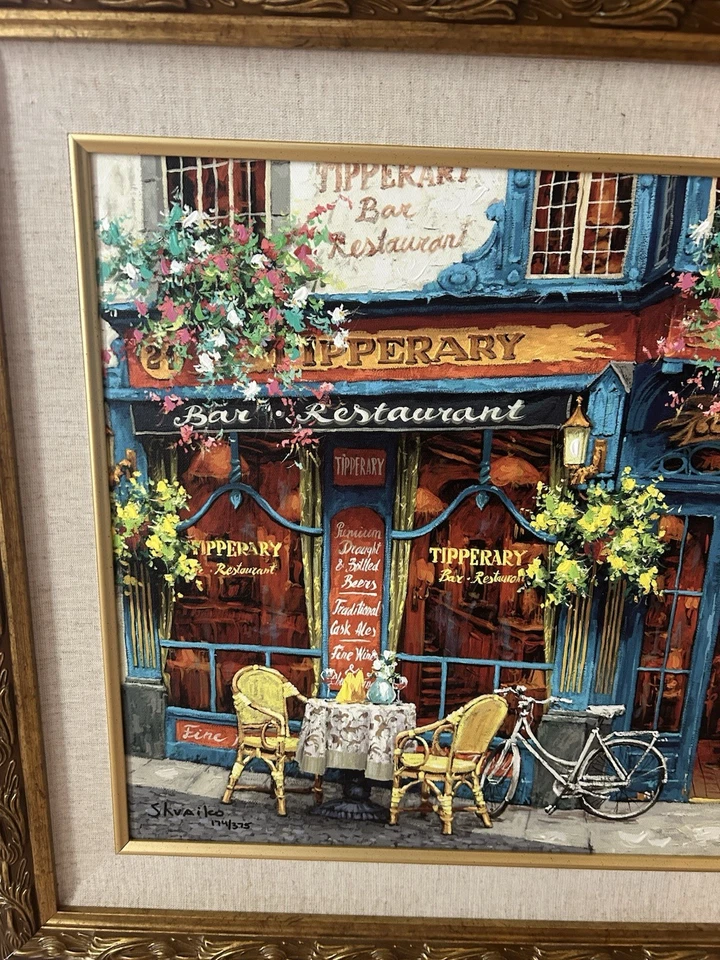 Viktor Shvaiko Tipperary assinado 30,5” X 26,5” giclée sobre tela #174/375 - Imagem 2 de 4