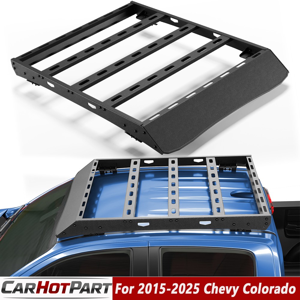 Roof Rack Cargo Basket Luggage Carrier For 2015-2025 Chevy Colorado GMC Canyon