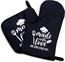 zcyhtqp, Made with Love and Some Other Sxxt, Funny Silicone Non-Slip Black 