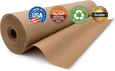 Recycled Kraft Paper Roll for Moving, Packing & Crafts - 17.75" x 100