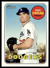2018 Topps Heritage Ross Stripling Los Angeles Dodgers #621