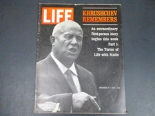 Vintage LIFE Magazine November 27, 1970 Khrushchev Remembers Stalin