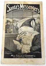 SANTA’S MESSENGERS 1890 Cantata Mac Calla & Co. Santa en portada música y narrativa