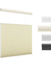 (55"W X 64"H) Top Down Bottom Up Cellular Shades Cordless Honeycomb Blinds 